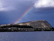 Der Lake Wanaka liegt auf dem Weg von Otago an die Westkste.